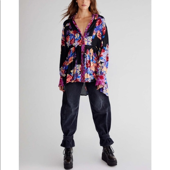 FREE PEOPLE “BRUNCH A BRUNCH”TUNIC/ LAST ONE NO OFFERS - Picture 4 of 10